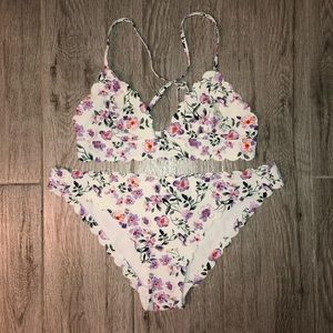 H&M Flower Swimsuit!!